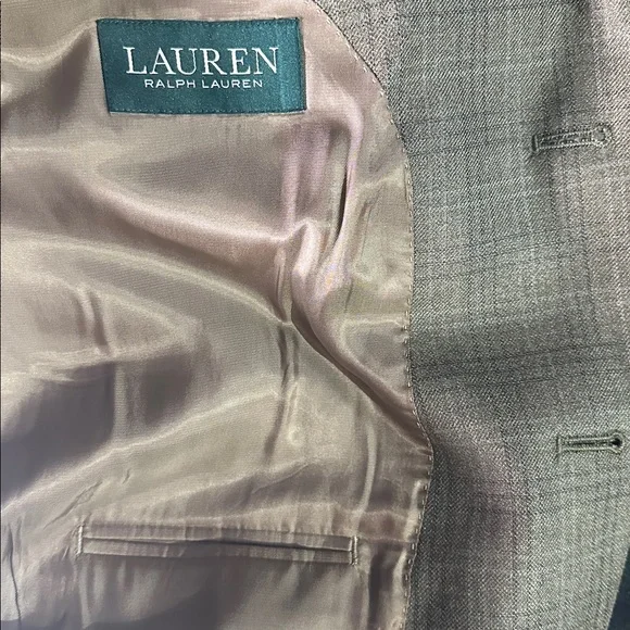 Ralph Lauren Beige Plaid Men's Blazer